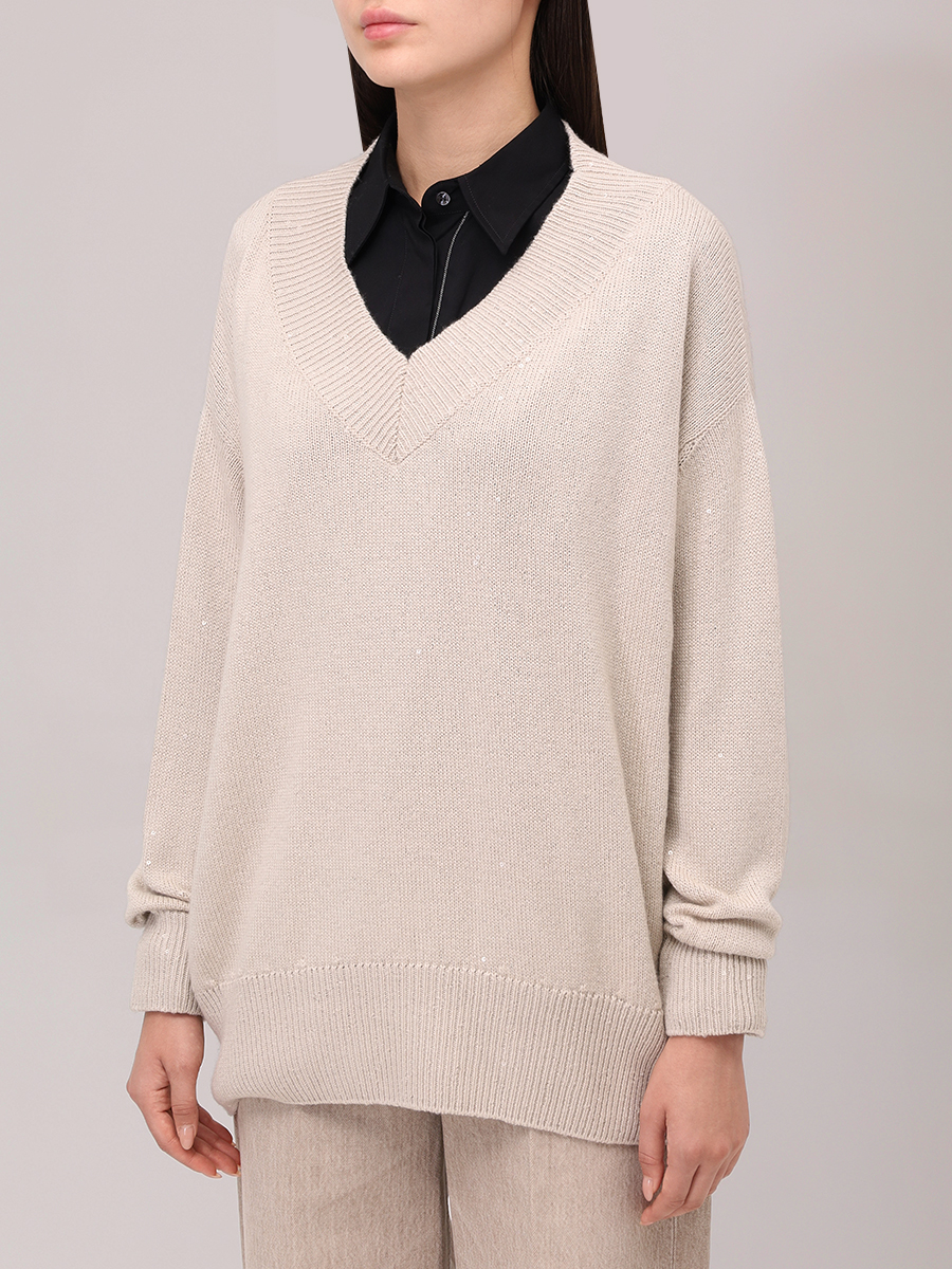 Пуловер кашемировый