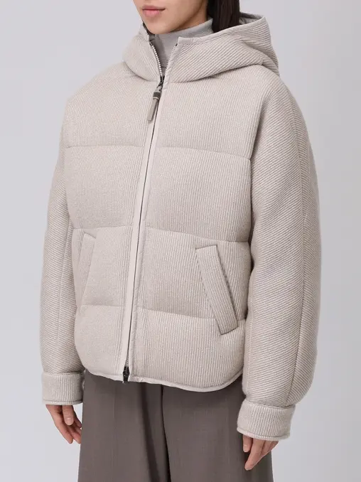 Пуховик кашемировый BRUNELLO CUCINELLI