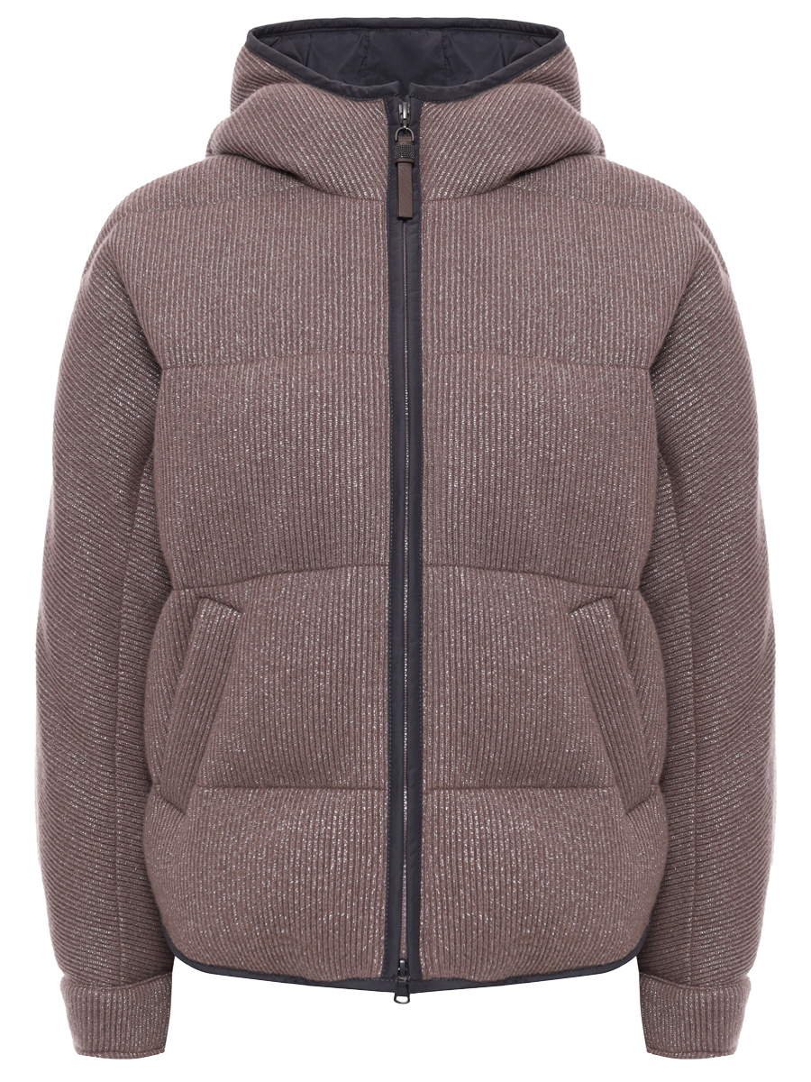 Пуховик кашемировый