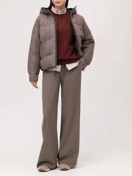 Пуховик кашемировый BRUNELLO CUCINELLI