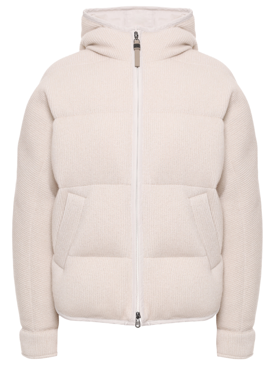 Пуховик кашемировый