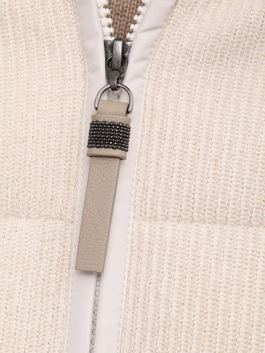 Пуховик кашемировый