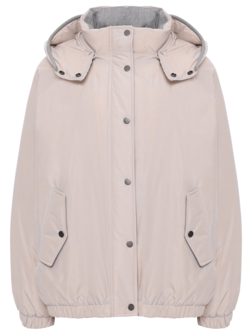 Пуховик однотонный BRUNELLO CUCINELLI