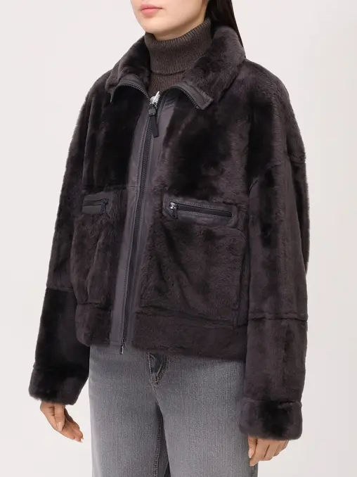 Дубленка из овчины BRUNELLO CUCINELLI