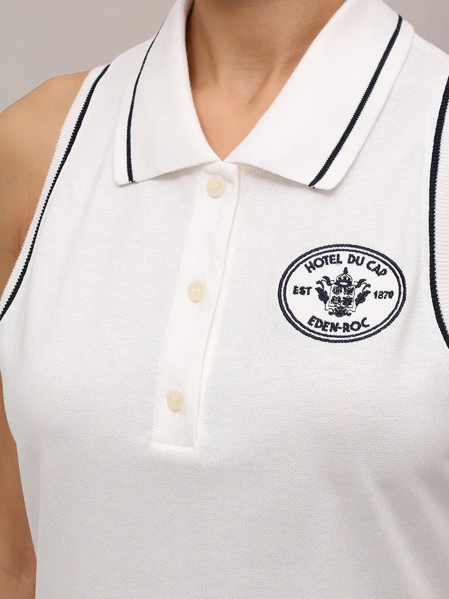 Платье-поло хлопковое