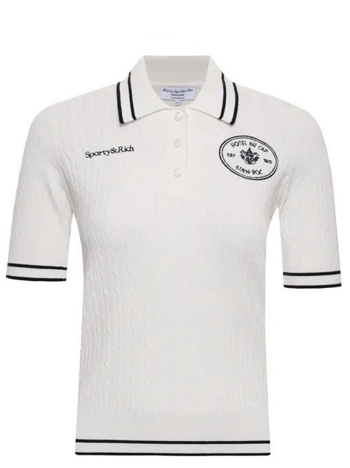 Поло из вискозы SPORTY & RICH