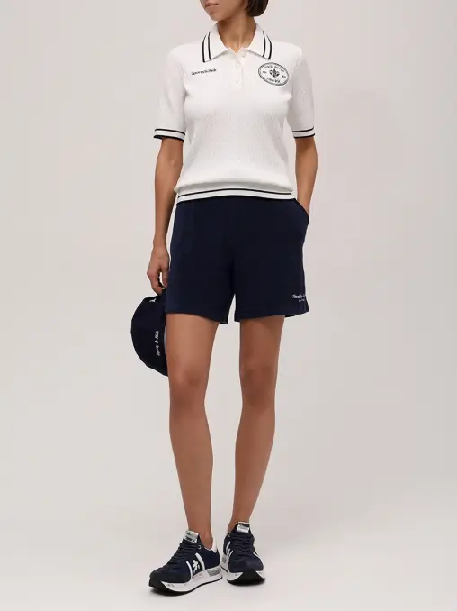 Поло из вискозы SPORTY & RICH