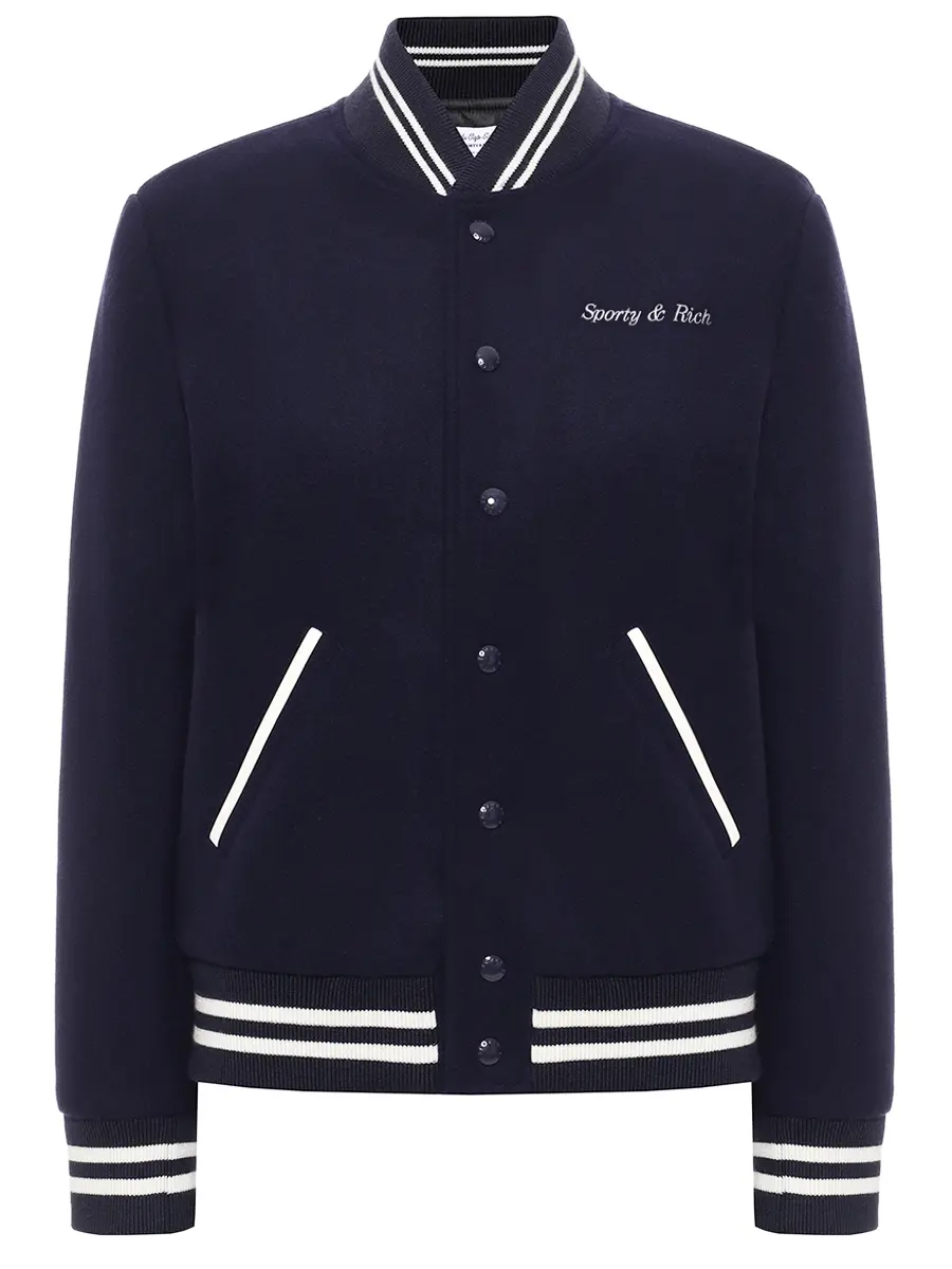 Бомбер шерстяной