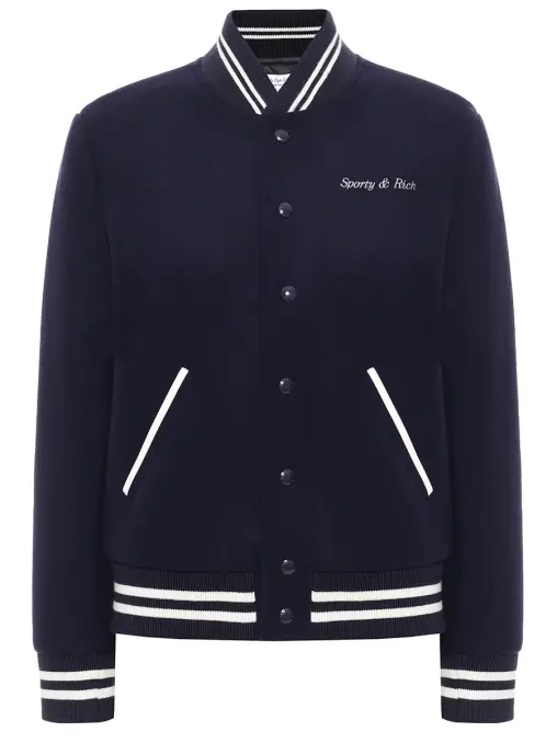 Бомбер шерстяной SPORTY & RICH
