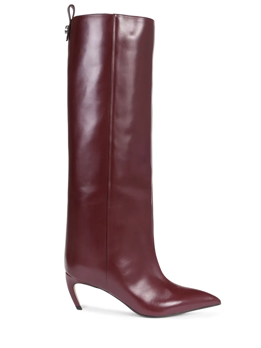 Сапоги кожаные