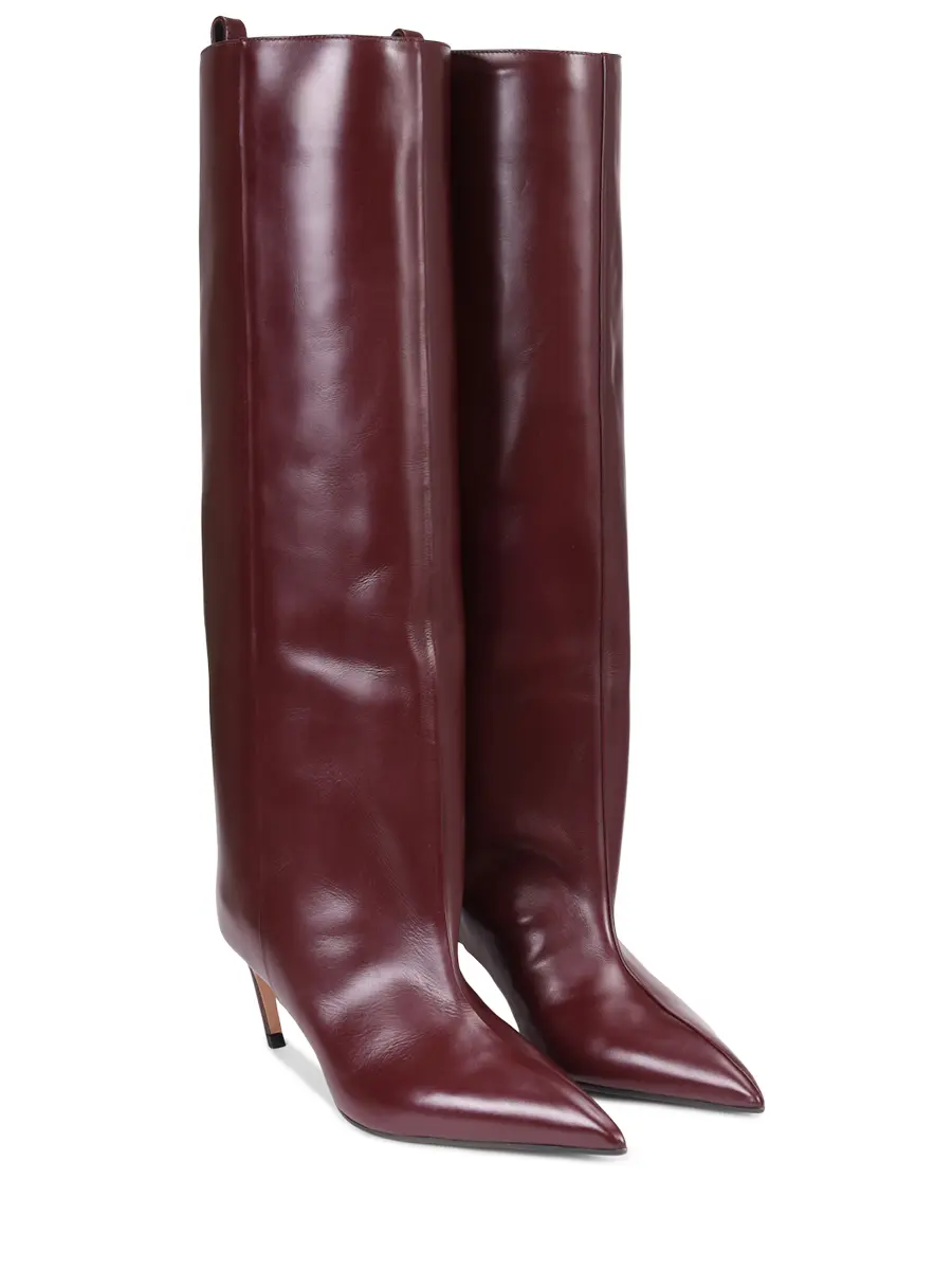 Сапоги кожаные