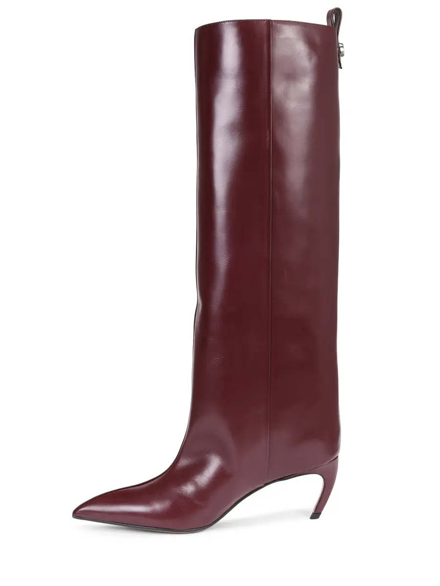 Сапоги кожаные