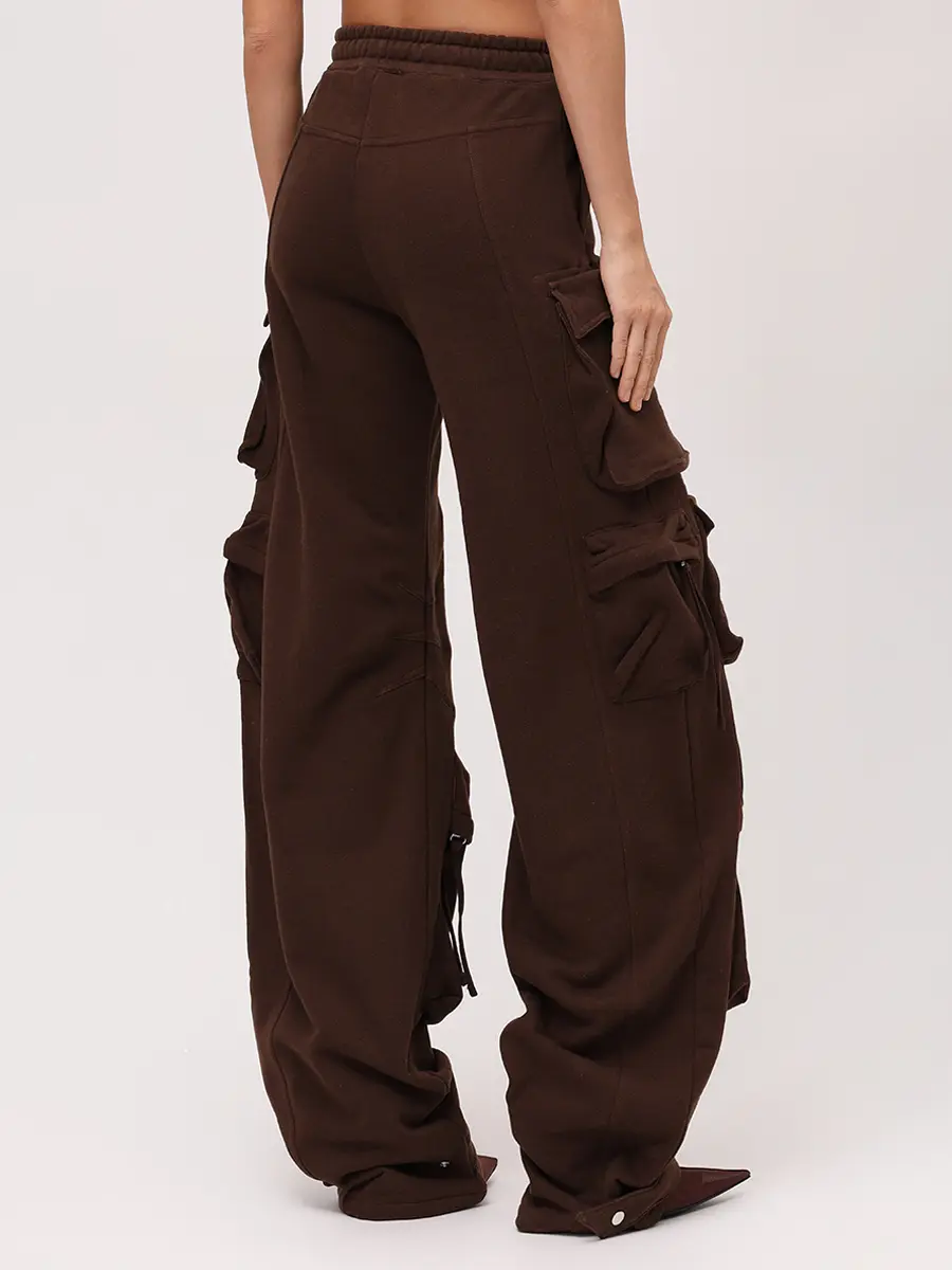 Брюки-карго хлопковые