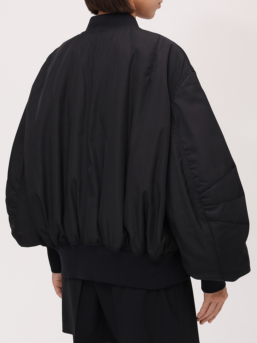 Бомбер однотонный