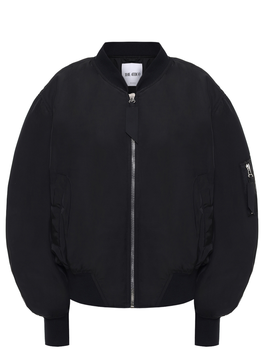 Бомбер однотонный