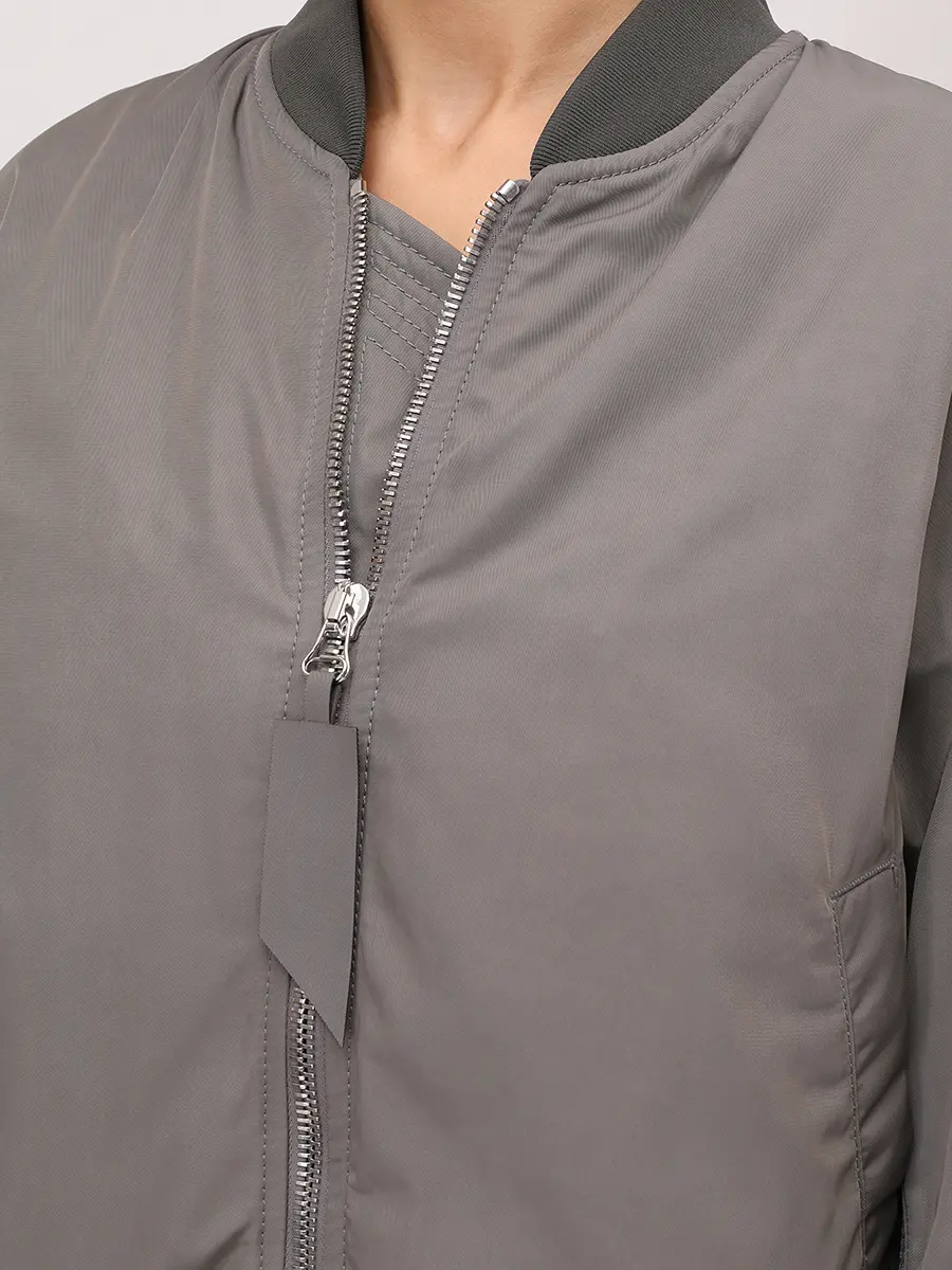 Бомбер однотонный