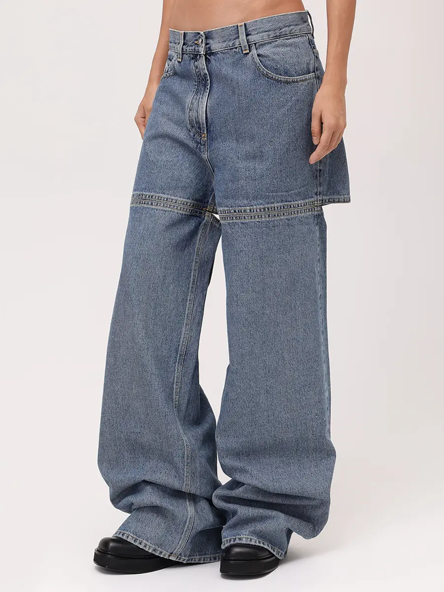 Джинсы хлопковые