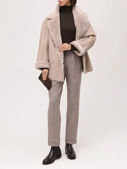 Дубленка двусторонняя из овчины MANZONI 24