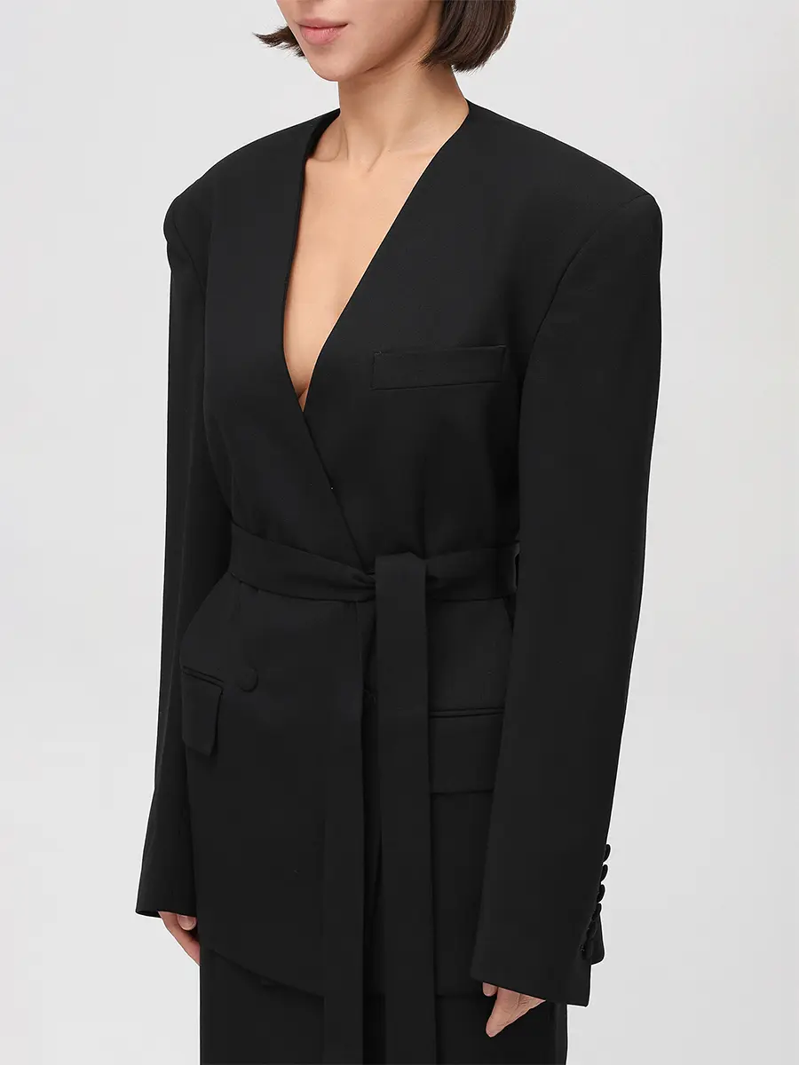 Пиджак шерстяной