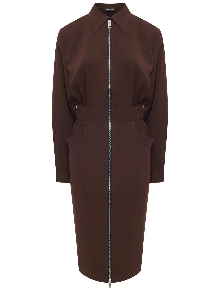 Платье шелковое