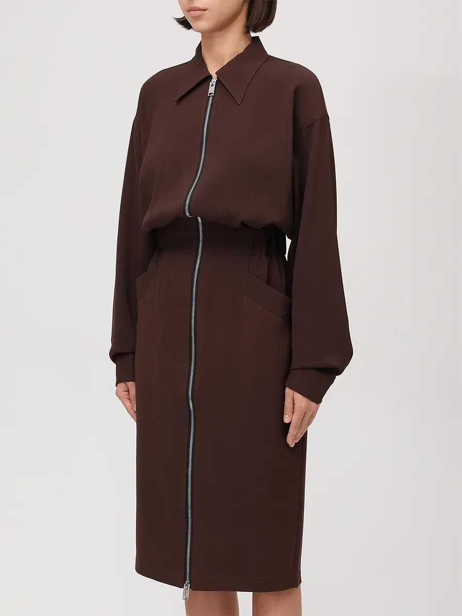 Платье шелковое