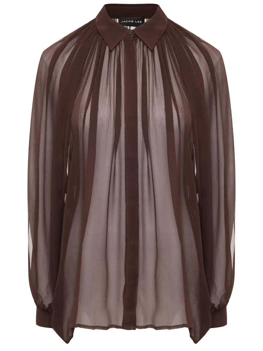 Блуза шелковая