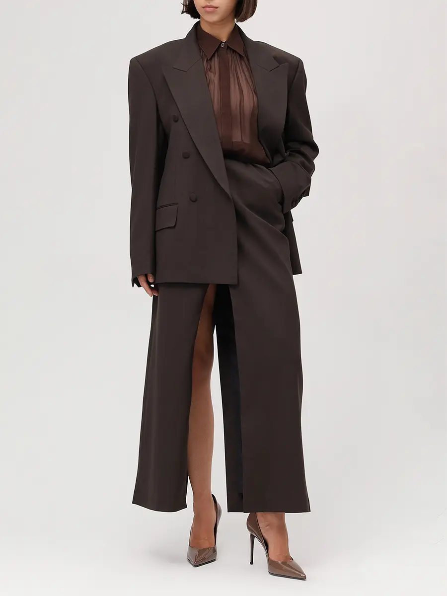 Блуза шелковая