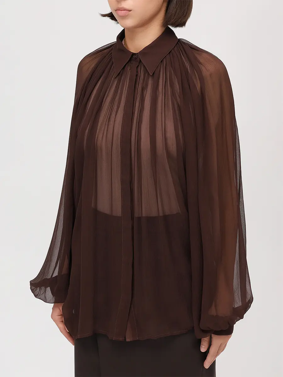 Блуза шелковая