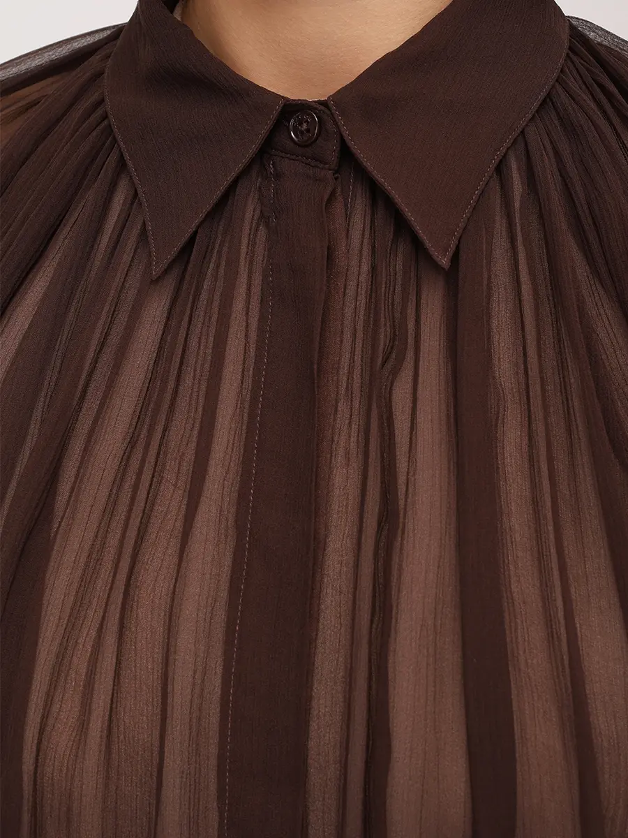 Блуза шелковая