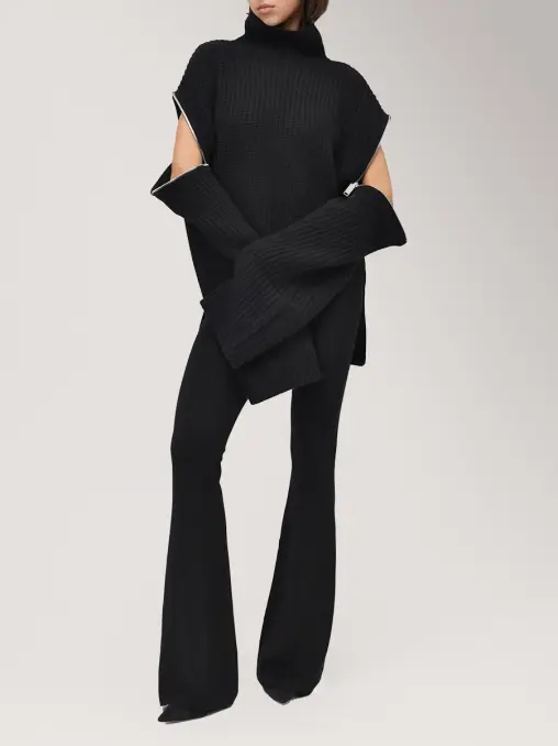 Брюки-клеш кашемировые JACOB LEE