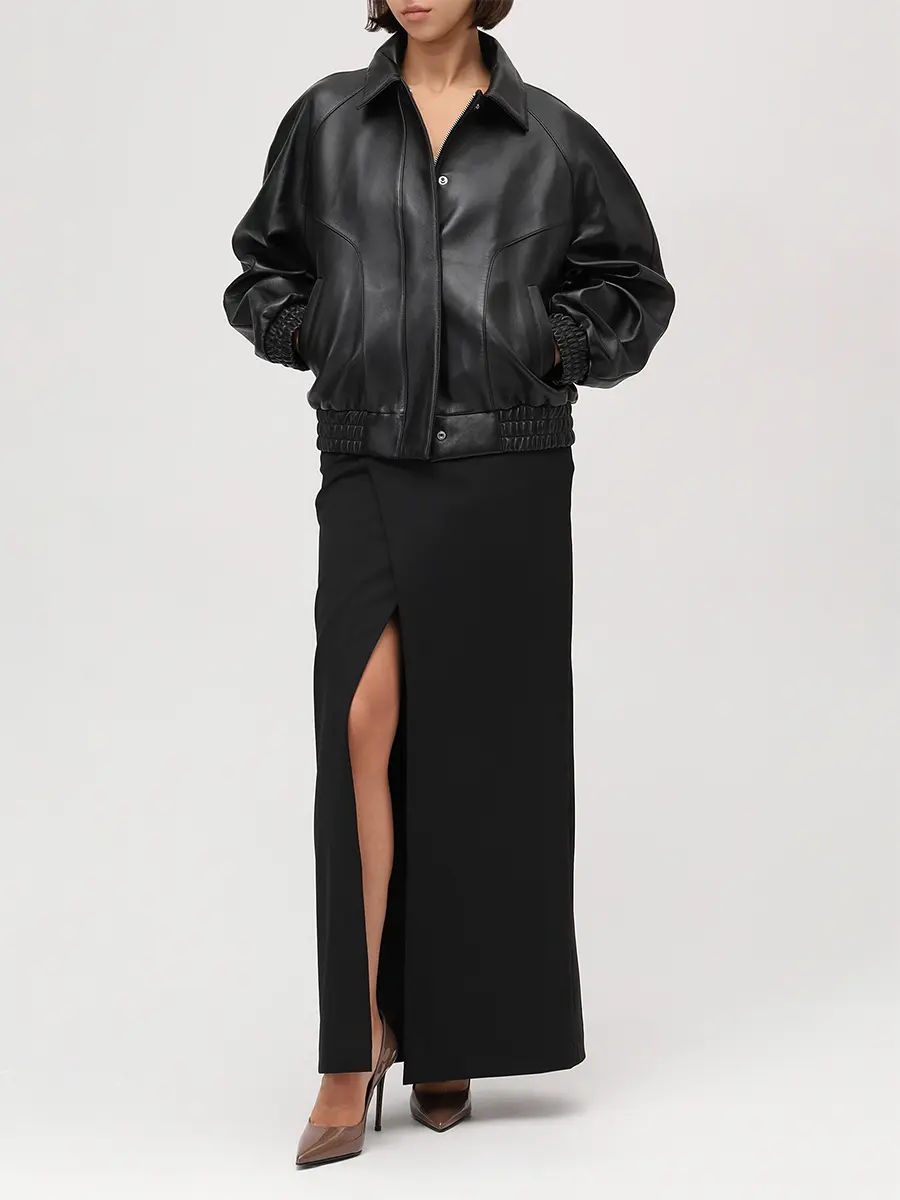 Куртка кожаная