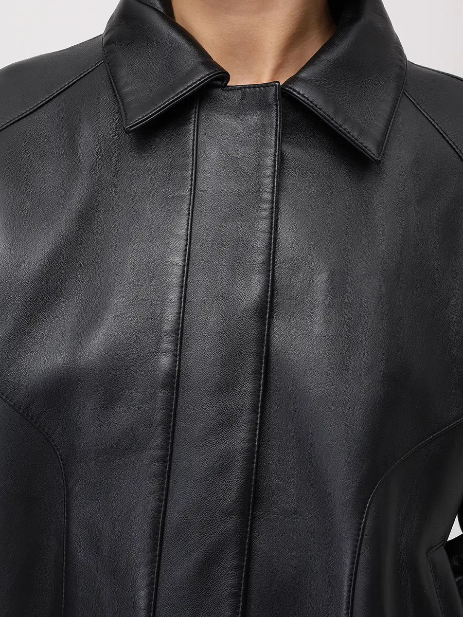 Куртка кожаная