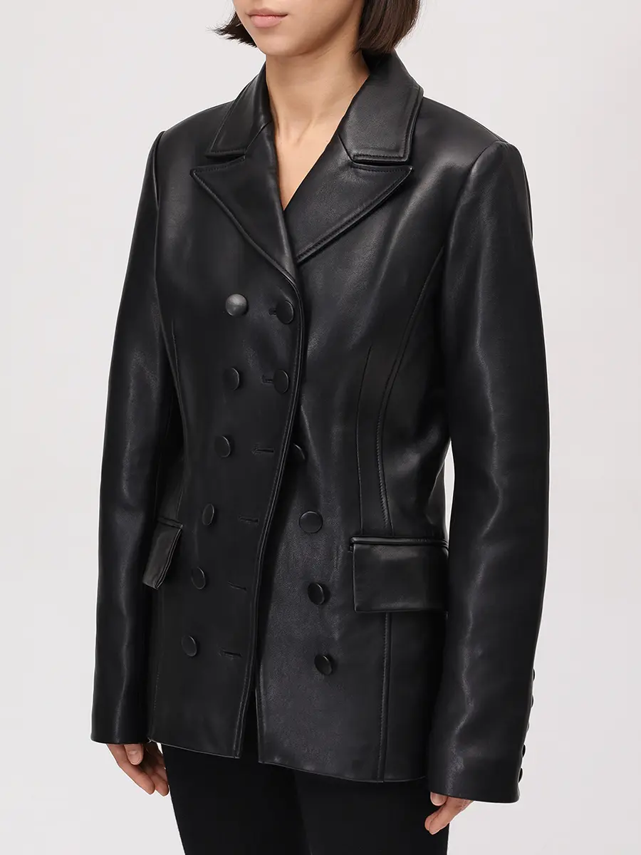 Куртка кожаная