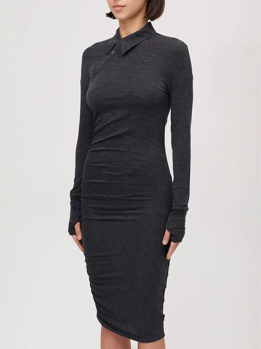 Платье шерстяное