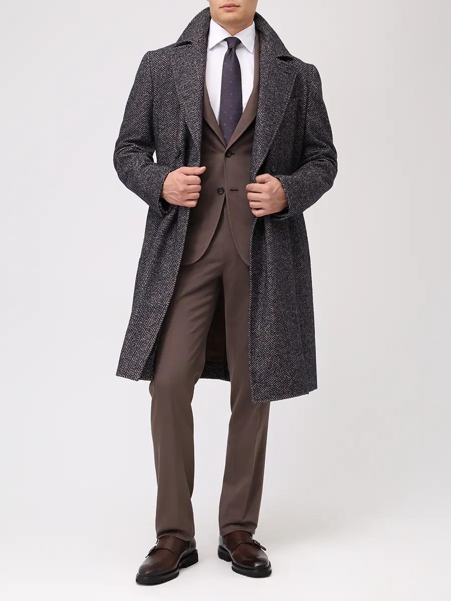 Пальто шерстяное