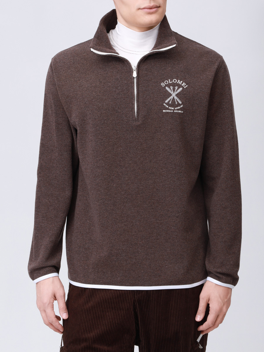 Анорак из кашемира и хлопка