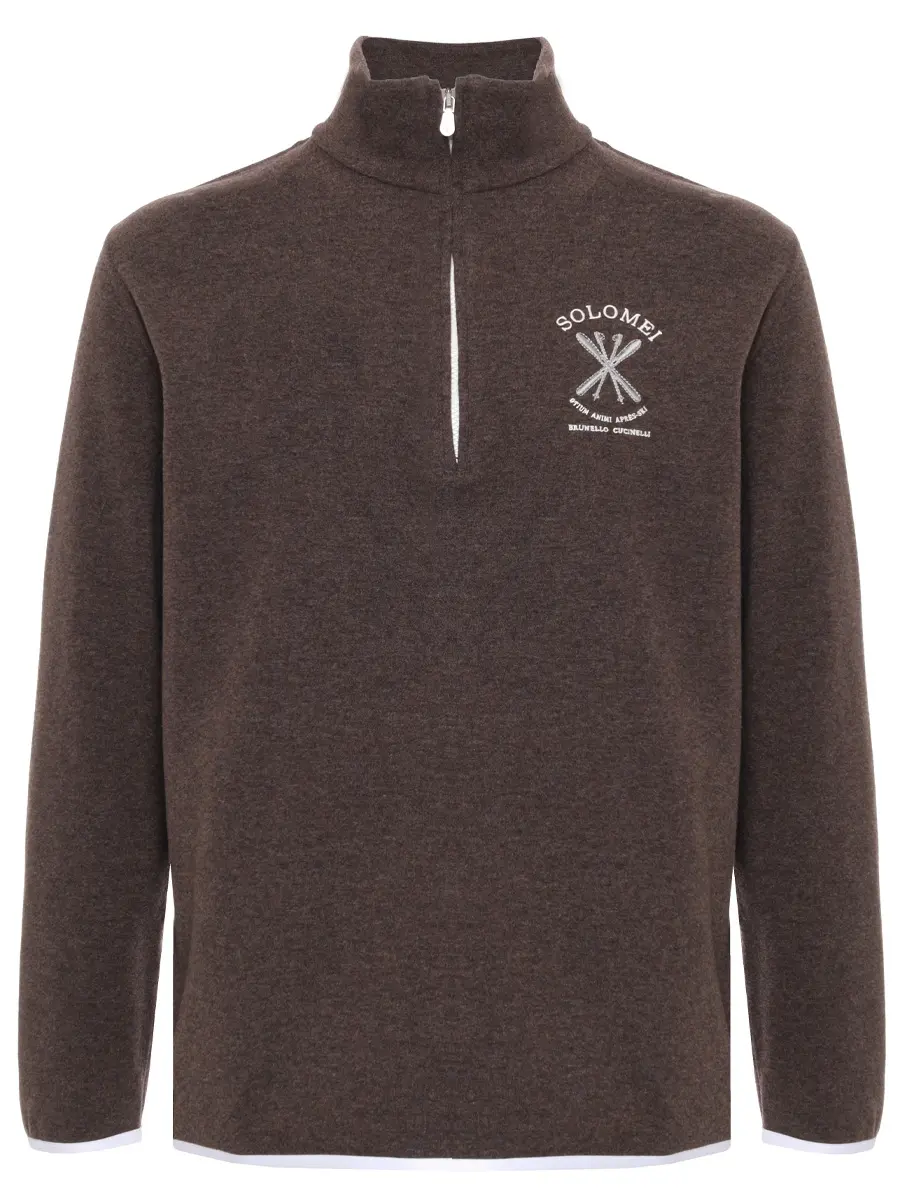 Анорак из кашемира и хлопка