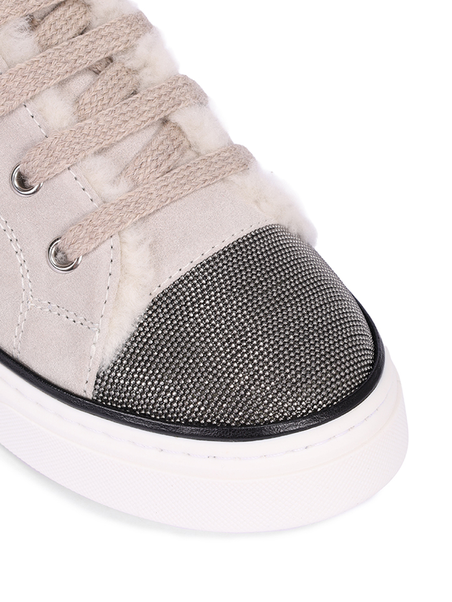 Кеды замшевые на меху