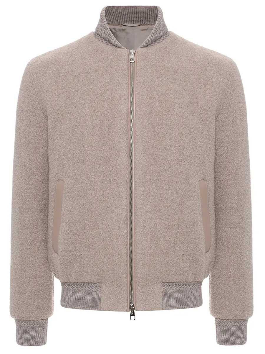 Бомбер шерстяной
