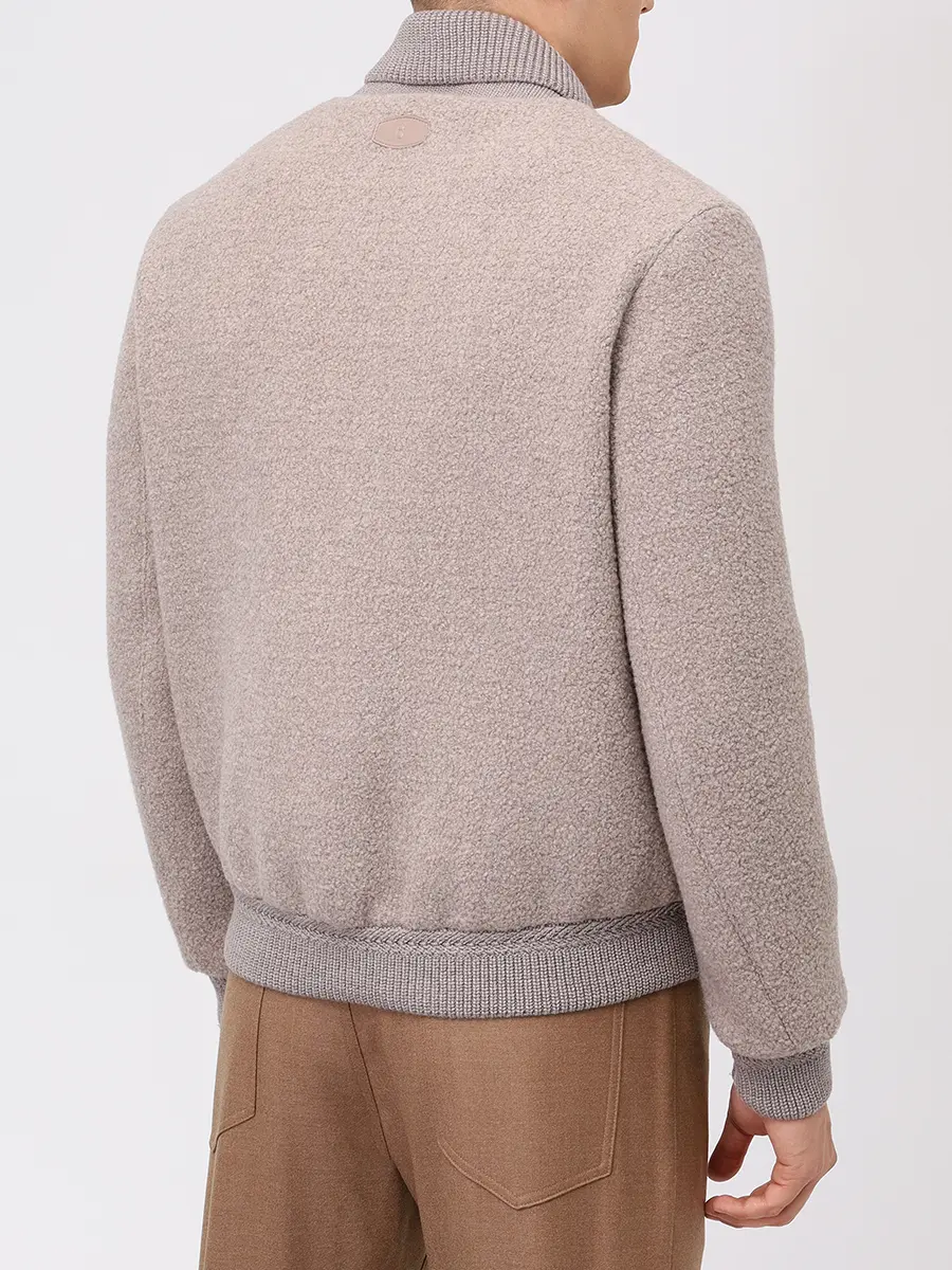 Бомбер шерстяной