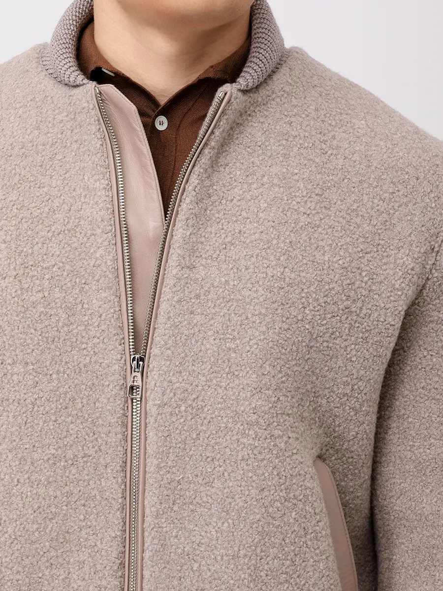 Бомбер шерстяной