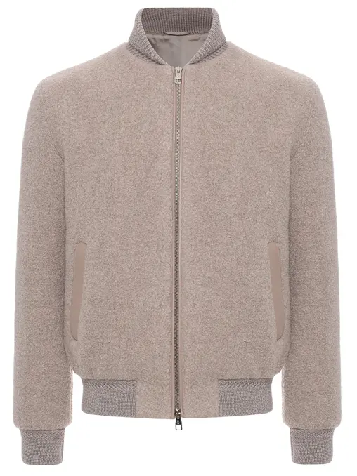 Бомбер шерстяной BRETT JOHNSON