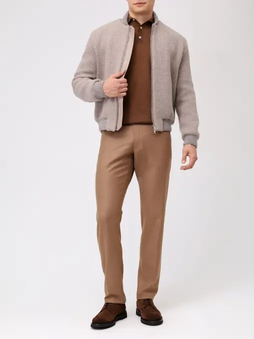 Бомбер шерстяной BRETT JOHNSON