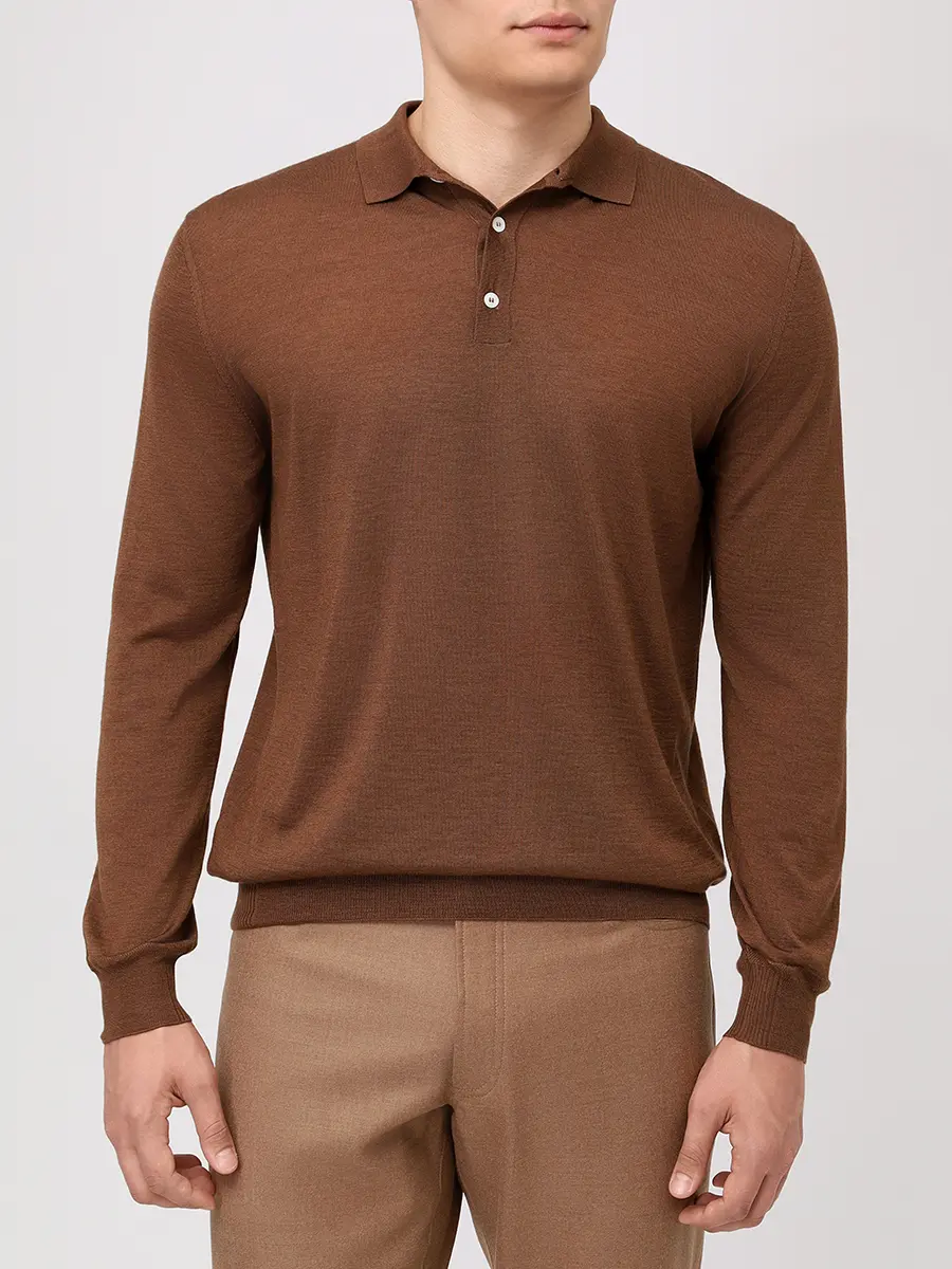 Поло из кашемира и шелка