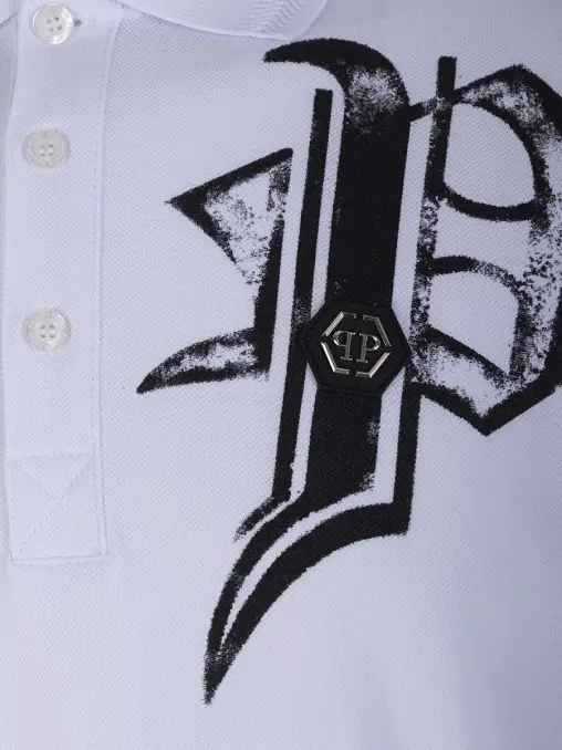 Поло хлопковое PHILIPP PLEIN