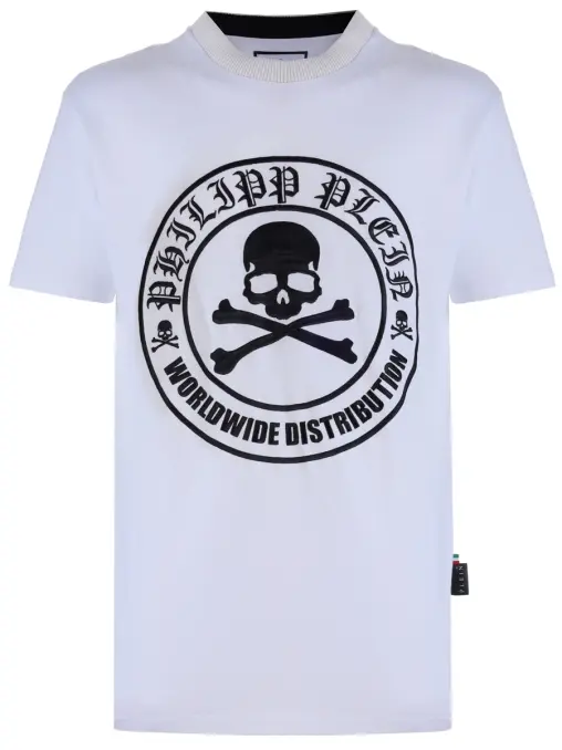Футболка Skull and Bones хлопковая PHILIPP PLEIN