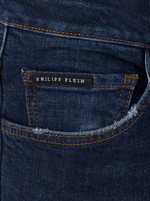 Джинсы Slim Fit хлопковые PHILIPP PLEIN