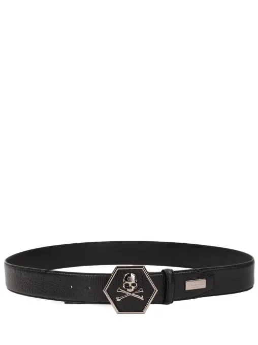Ремень кожаный PHILIPP PLEIN