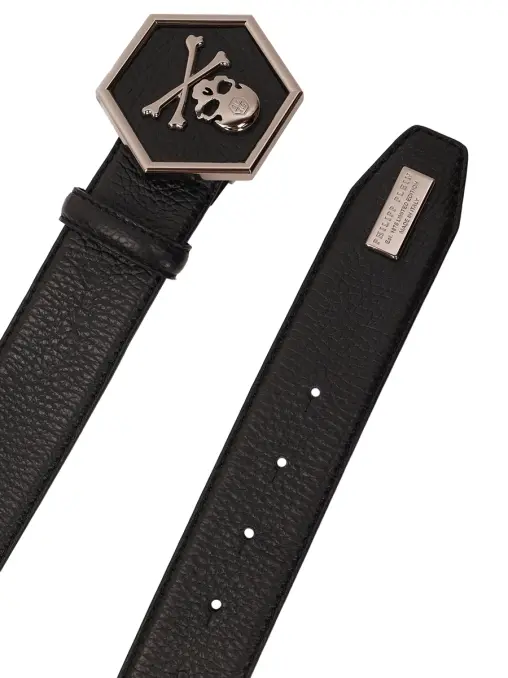 Ремень кожаный PHILIPP PLEIN