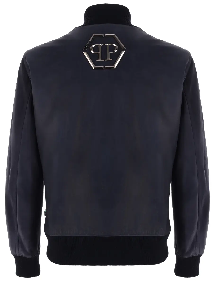 Бомбер замшевый